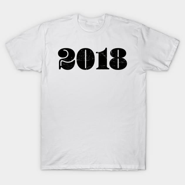 2018 - happy new year! T-Shirt by ScottCarey